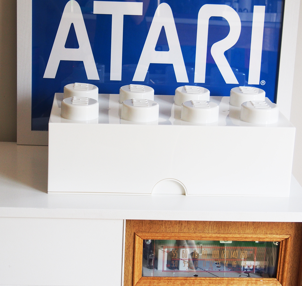 Cool Ways to Store Lego in a Small Space - Lego shaped storage box