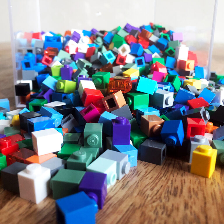 A Cool Way to use all of the Tiny Lego Pieces Laying Around the House