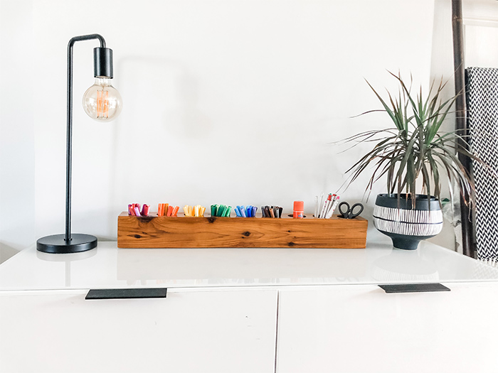 DIY Wood Marker Holder